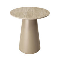 COUCHTISCH rund Beige 45/45/50 cm - Beige, Holzwerkstoff (45/45/50cm) - Furnhouse