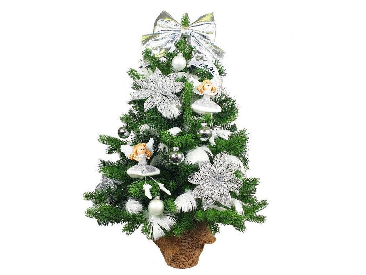 WEIHNACHTSBAUM künstlich Bernard in Blumentopf 75cm, Tannenbaum Christbaum Kunstbaum Dekobaum - Grün, Kunststoff/Stein (56/75cm) - LAALU