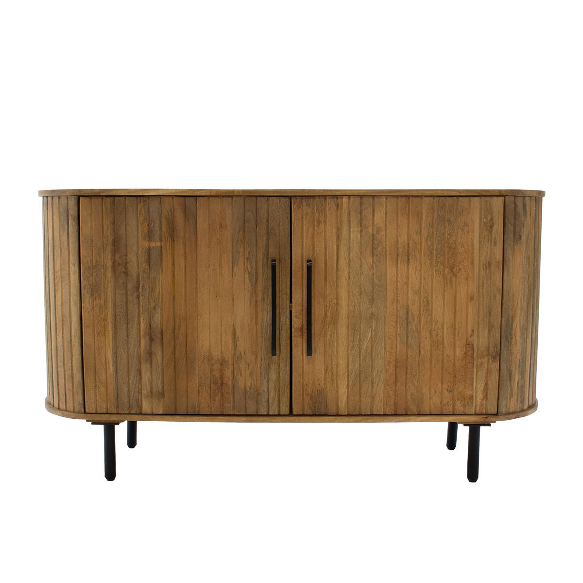 SIDEBOARD aus Akazienholz 140x45x76cm, natürlich - Braun, Holz (140/76/45cm) - Giga Meubel