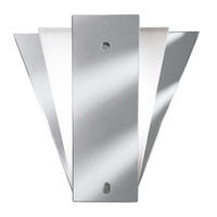 WANDLEUCHTE WALL Spiegel Silber - Silberfarben, Glas (27/25.7/7cm)
