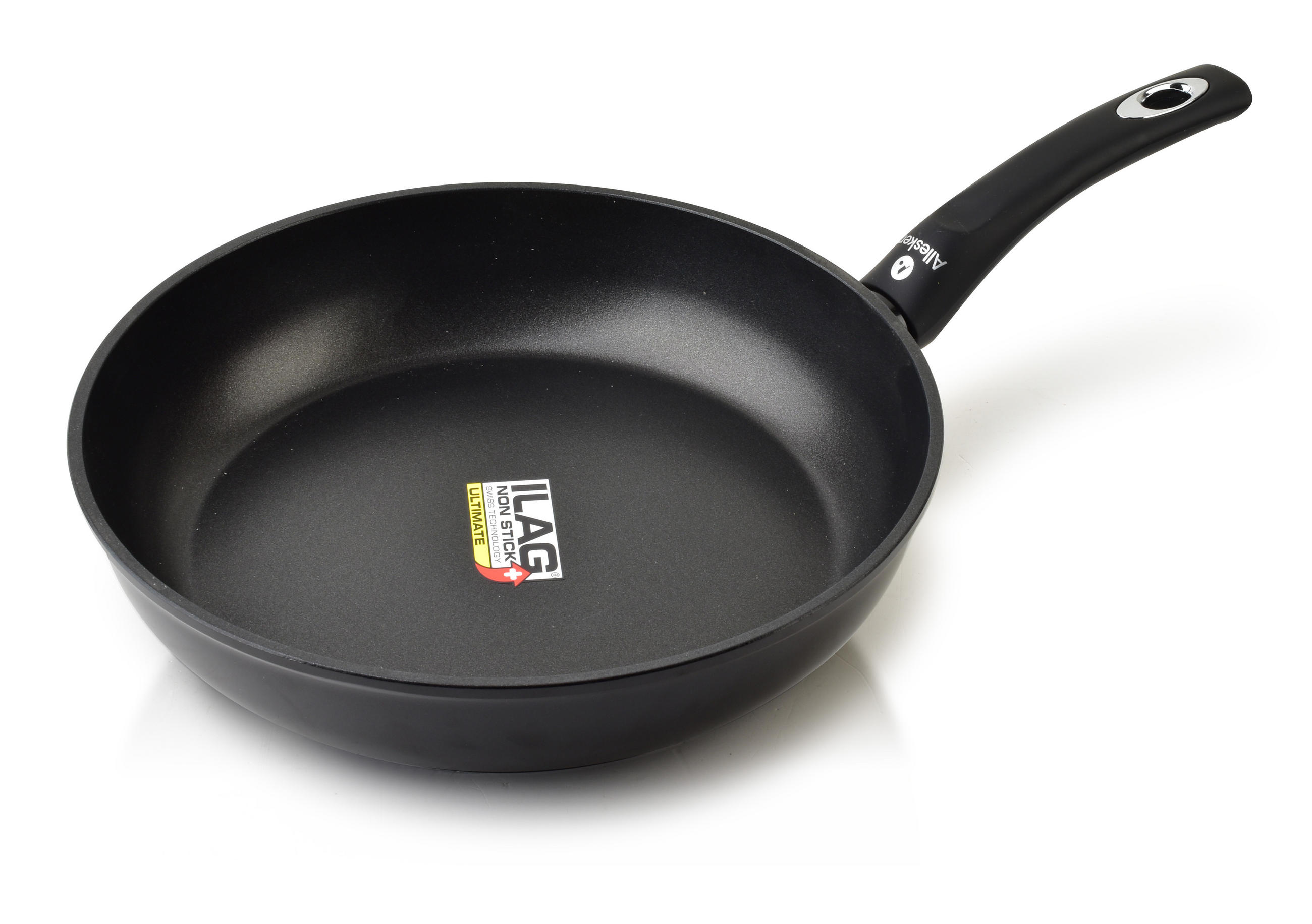 PFANNE Fennel Schwarz 28/46/6.2 cm Metall - Schwarz, Metall (28cm) - Mondex