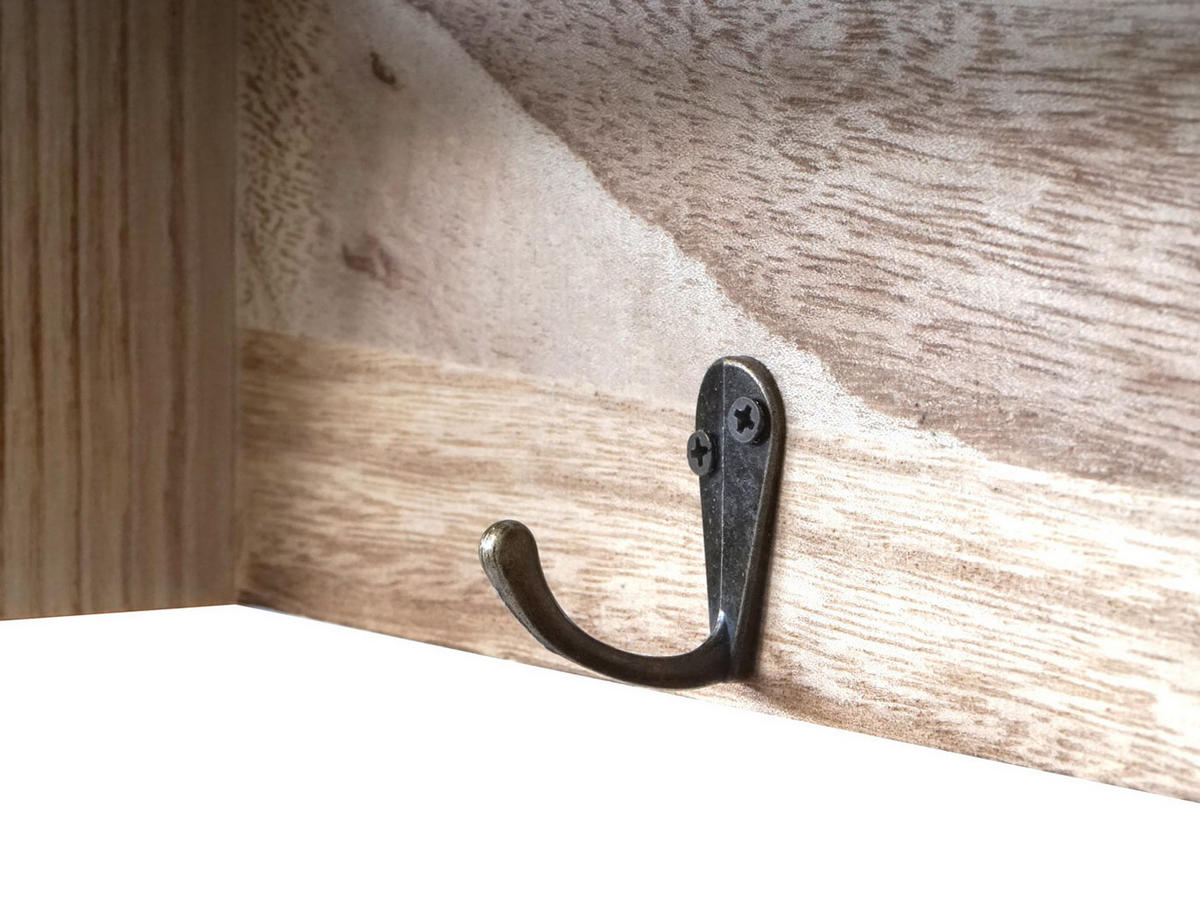 GARDEROBE Beige - Beige, Holz (65/32/13cm) - MCW