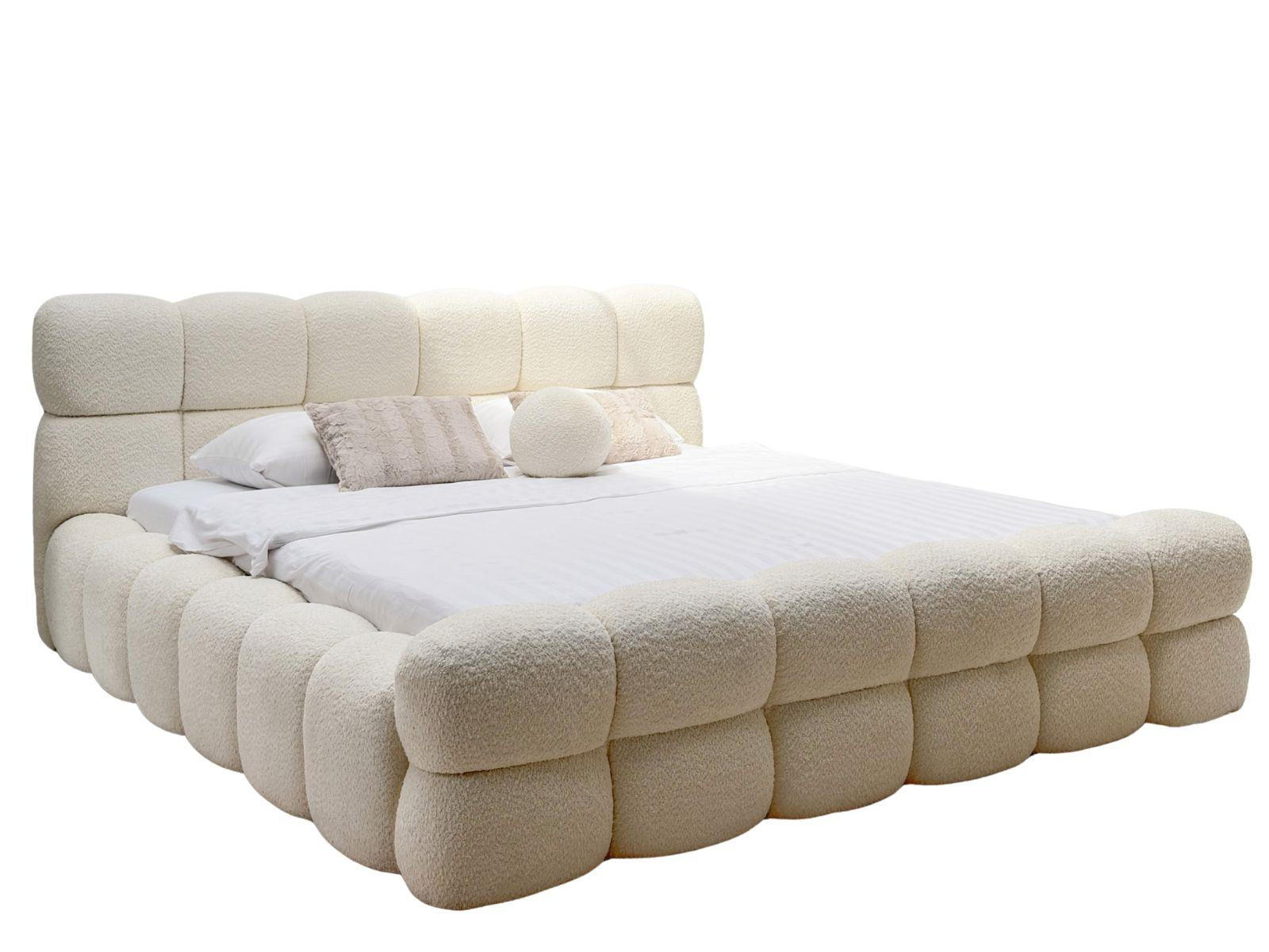POLSTERBETT 140x200 DALIA Hellbeige - Naturfarben, Holzwerkstoff (140/200cm) - Compleo24