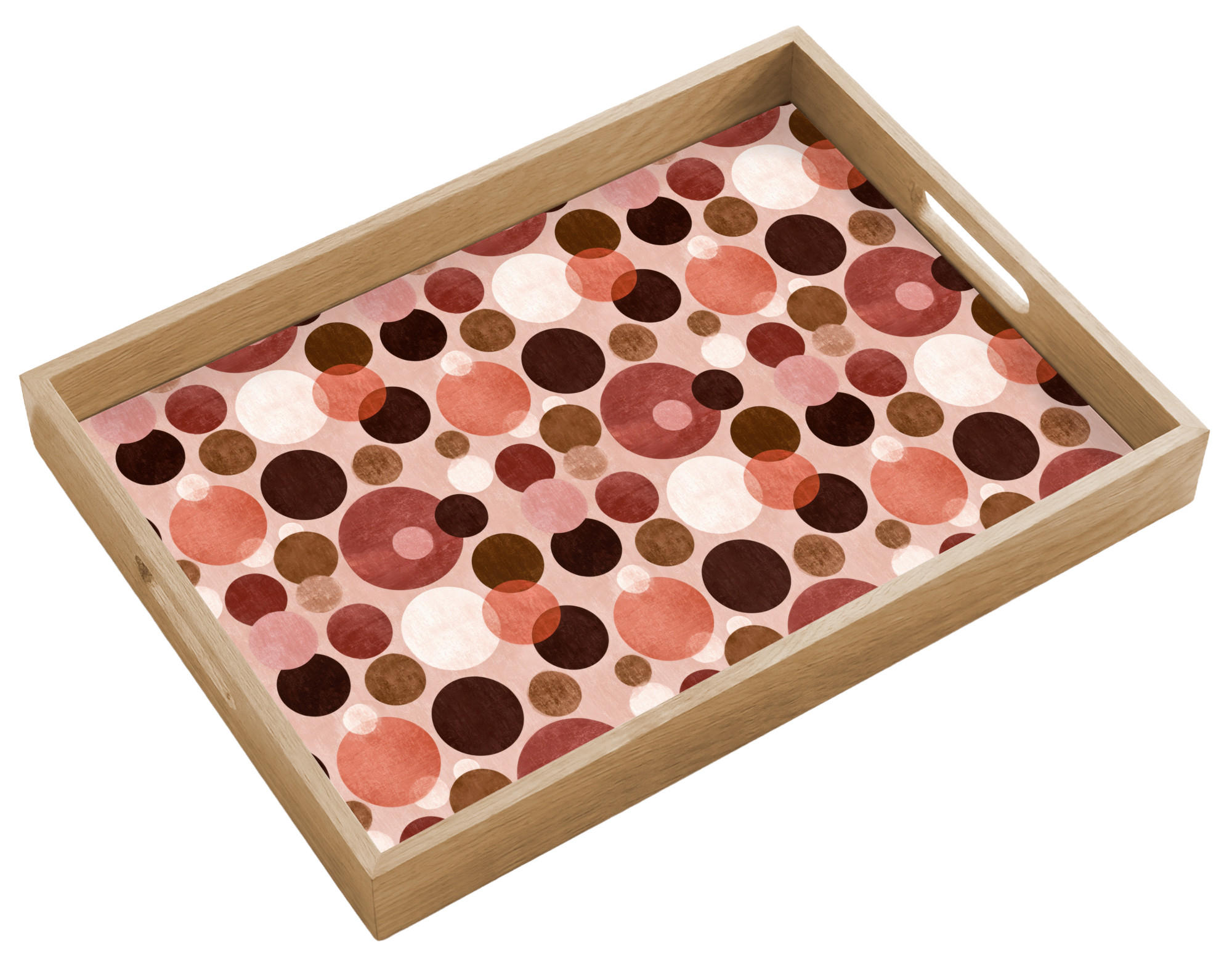 OnlyWow SERVÍROVACÍ PODNOS Kruhy - moderní - barevné 50x35 cm