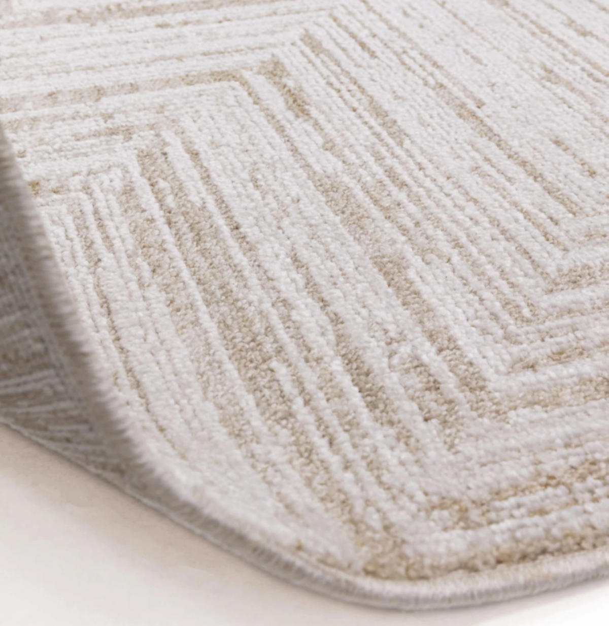 TEPPICH modern Flachgewebe MANDO Beige 200 x 300 cm - Beige, Textil (200/300cm) - Novatrend