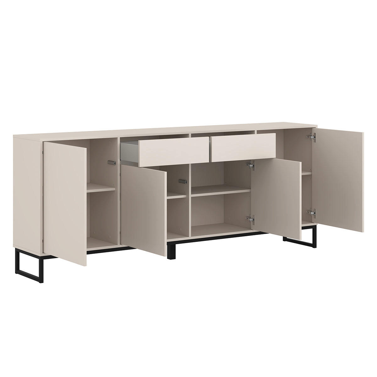 SIDEBOARD Loa Kašmír - kašmírová, kompozitní dřevo (208.5/83.5/36.5cm) - Petits-meubles