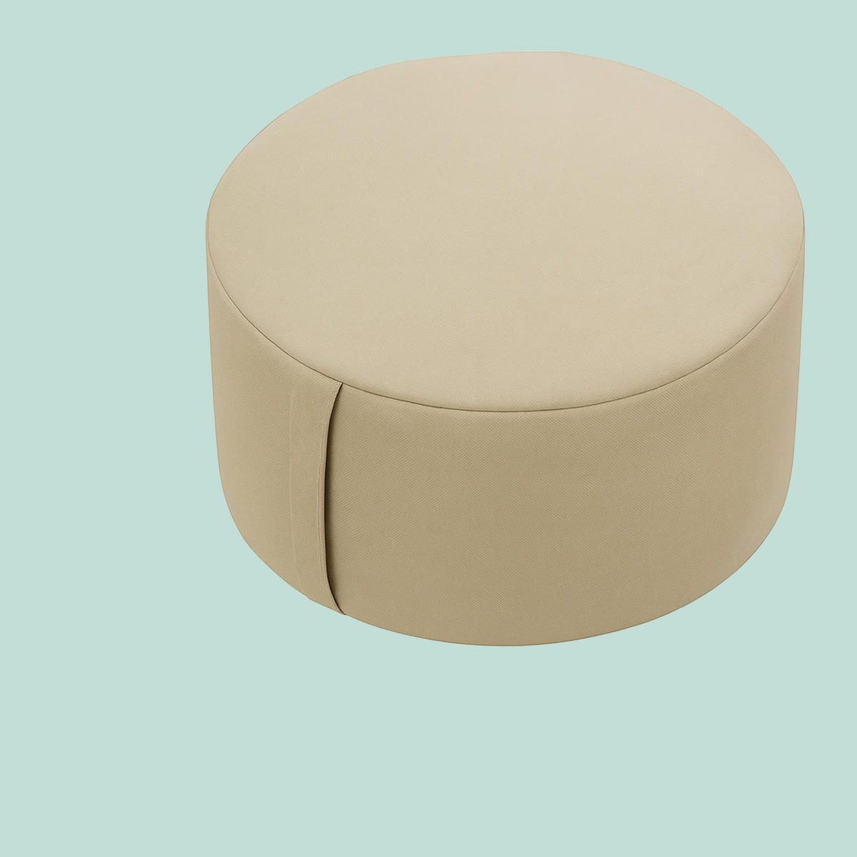 MEDITATIONSKISSEN - Beige, Naturmaterialien/Textil (33/33/13cm) - Relaxdays