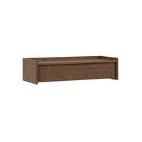 KONSOLENTISCH Japandi Dunkles Holz - Braun, Holzwerkstoff (80/21.5/34cm) - Petits-meubles