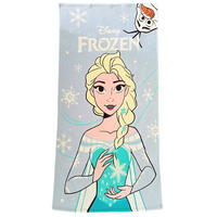STRANDTUCH Disney Die Eiskönigin Frozen Elsa Blau 120 x 60 cm - Blau, Textil (120/60cm) - Disney