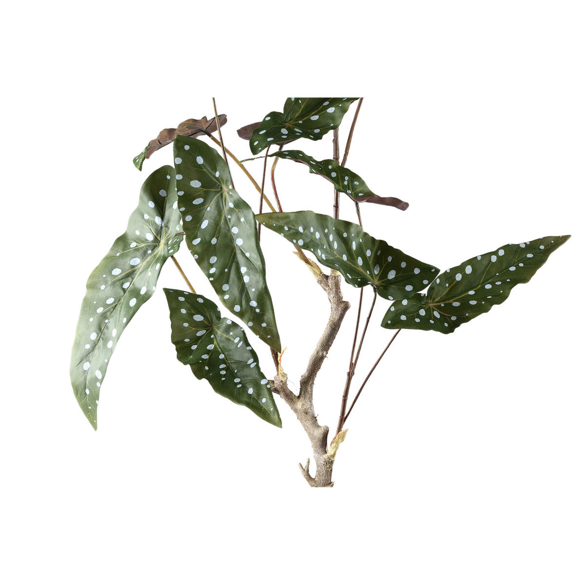 KUNSTBLATT Leaves Grün 70/60/94cm - Grün, Textil (60/94/70cm) - PTMD Collection