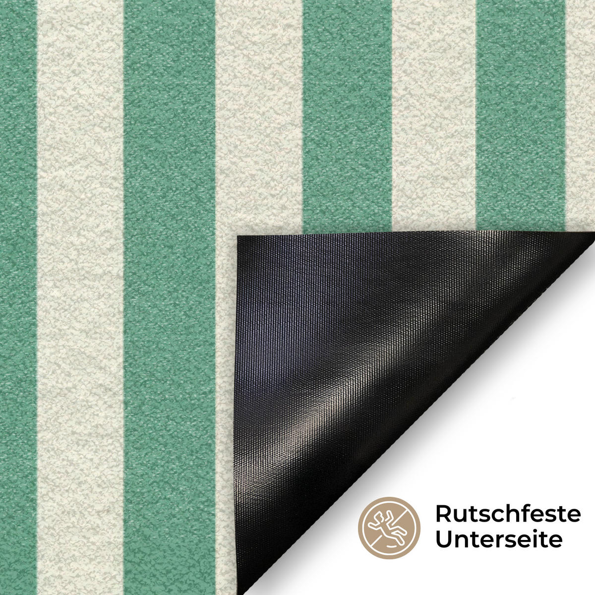 FUSSMATTE Krebs - Streifen - Realistisch - Sommerlich 60x40 cm - Multicolor, Kunststoff (60/0.4cm) - MuchoWow