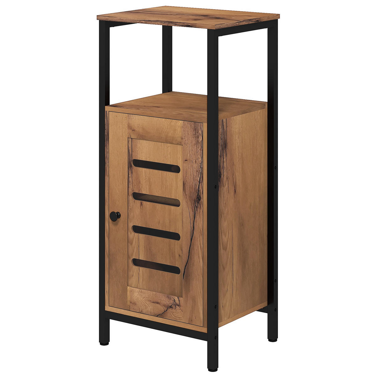 BADREGAL DE-12381 37/30/85 cm Rostbraun / Schwarz - Braun, Holzwerkstoff (30/85/37cm) - ComfortXL