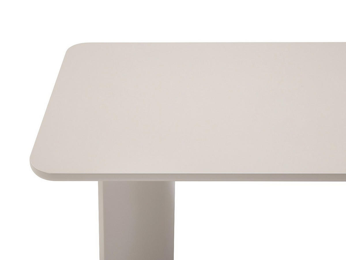 SCHREIBTISCH - 130 cm x 60 cm - holz - beige Loryni - Beige, Holz (60/130/77cm) - Vente-Unique