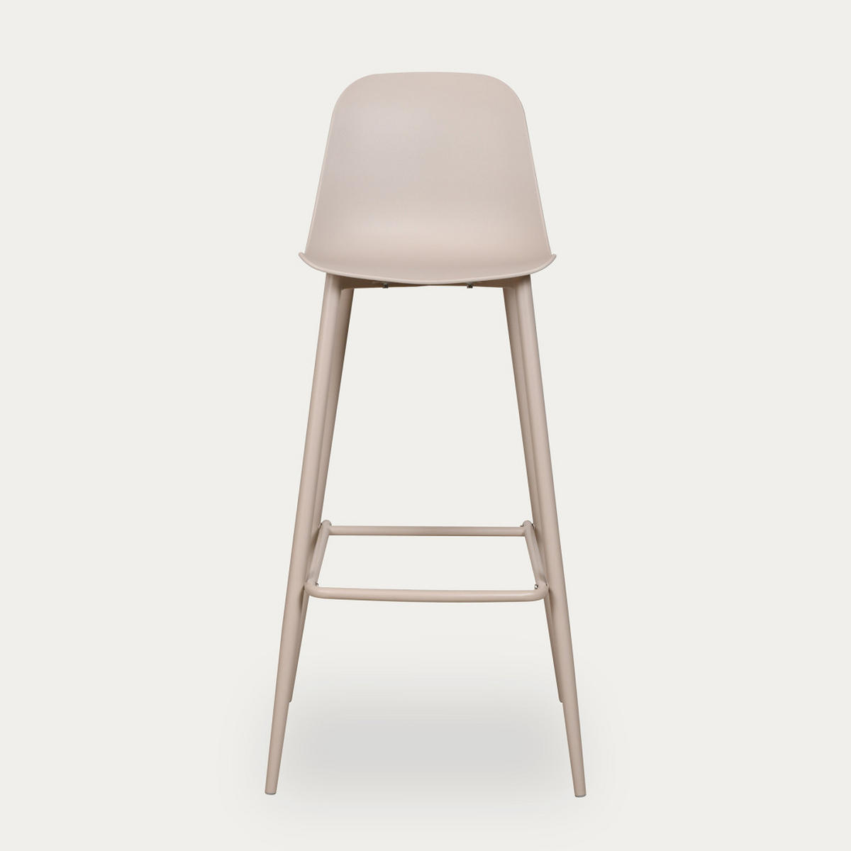 BARHOCKER Lein Beige 49.5 cm x 101.5 cm - Beige, Kunststoff (49/101/48cm) - Kenay Home