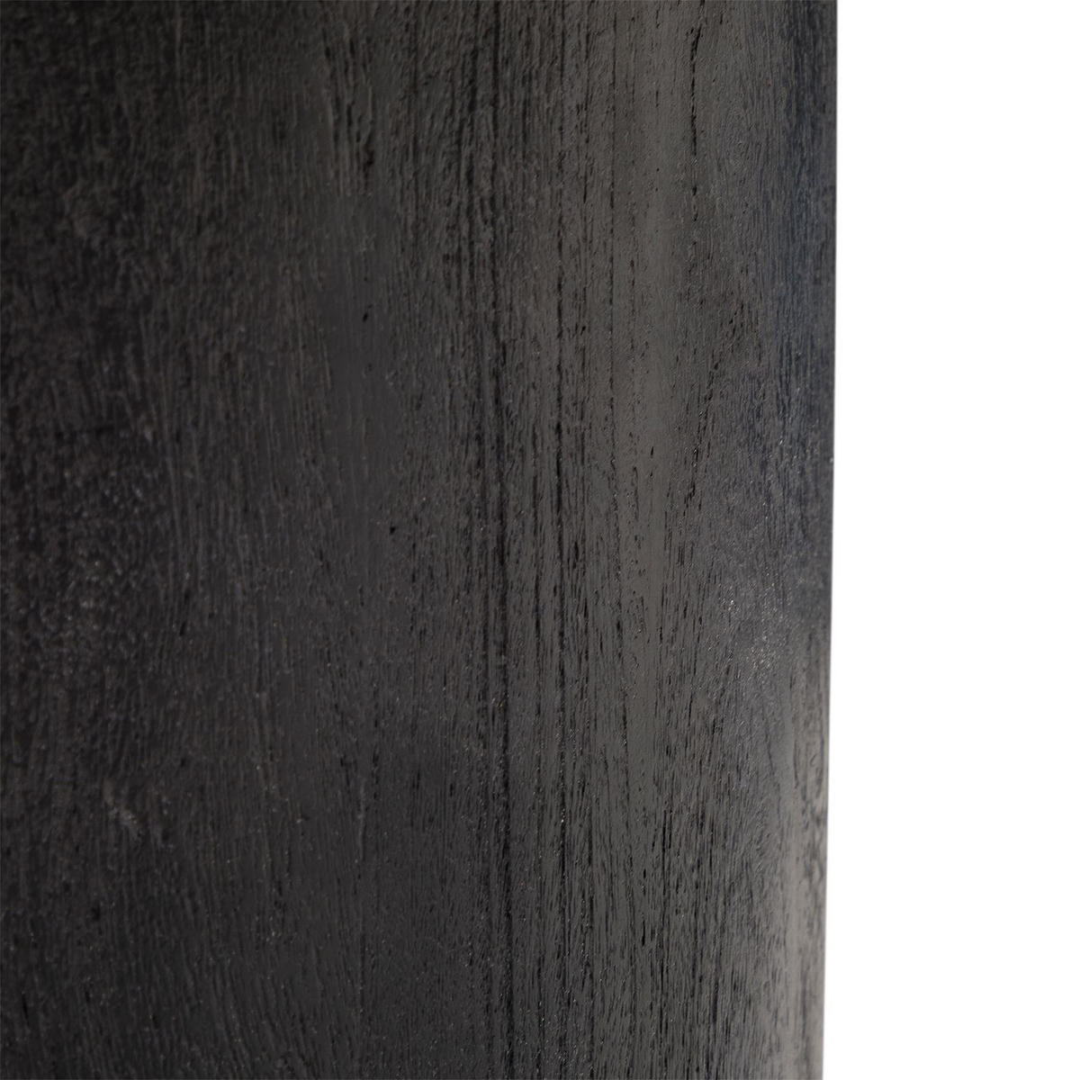COUCHTISCH GANGA weiß/schwarz - Schwarz/Weiß, Naturmaterialien/Holz (80/80/35cm) - IDIMEX