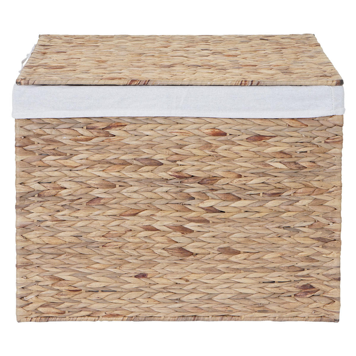 KOŠ NA PRÁDLO Dekor buk, biela farba - farba buka/biela, prírodné materiály (60/50/43cm) - MCW