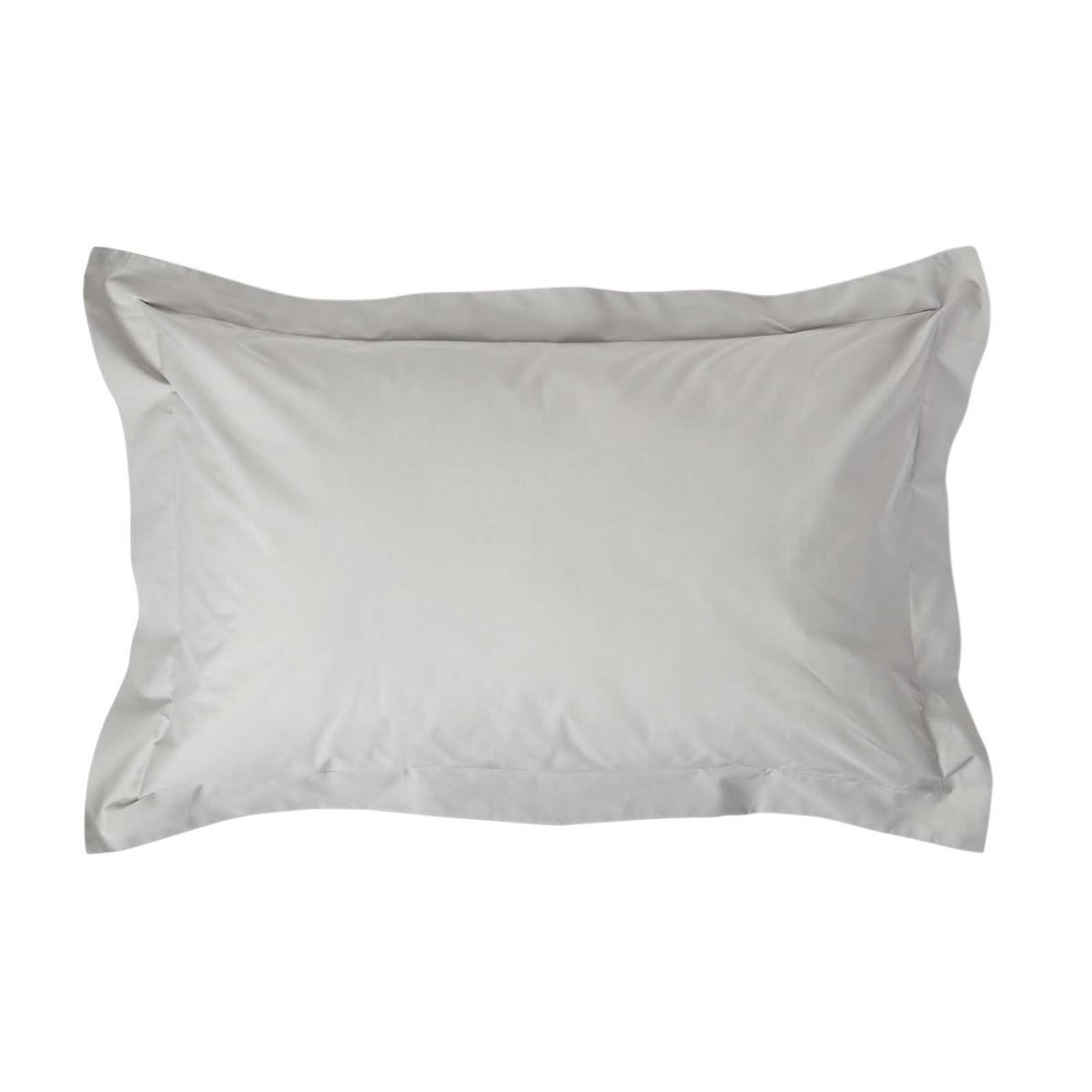 KISSENBEZUG Perkal mit Stehsaum, Fadendichte 200 - Grau, Textil (48/74cm) - Homescapes
