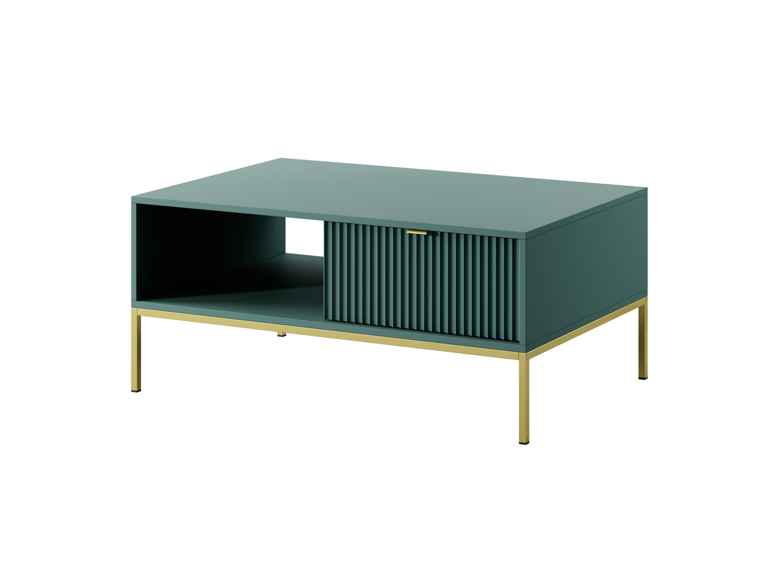 Ravio Grüner Kaschmir, Gold 104x46x68 cm