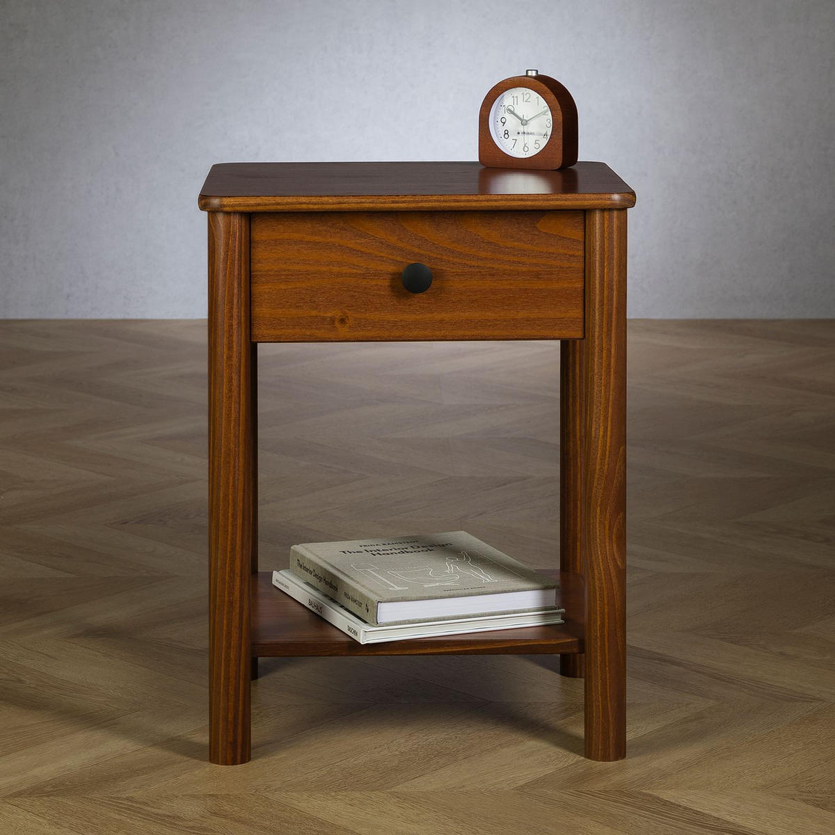 NACHTTISCH APOANA Kastanie - Kastanienfarben, Holz (45/55/35cm) - IDIMEX