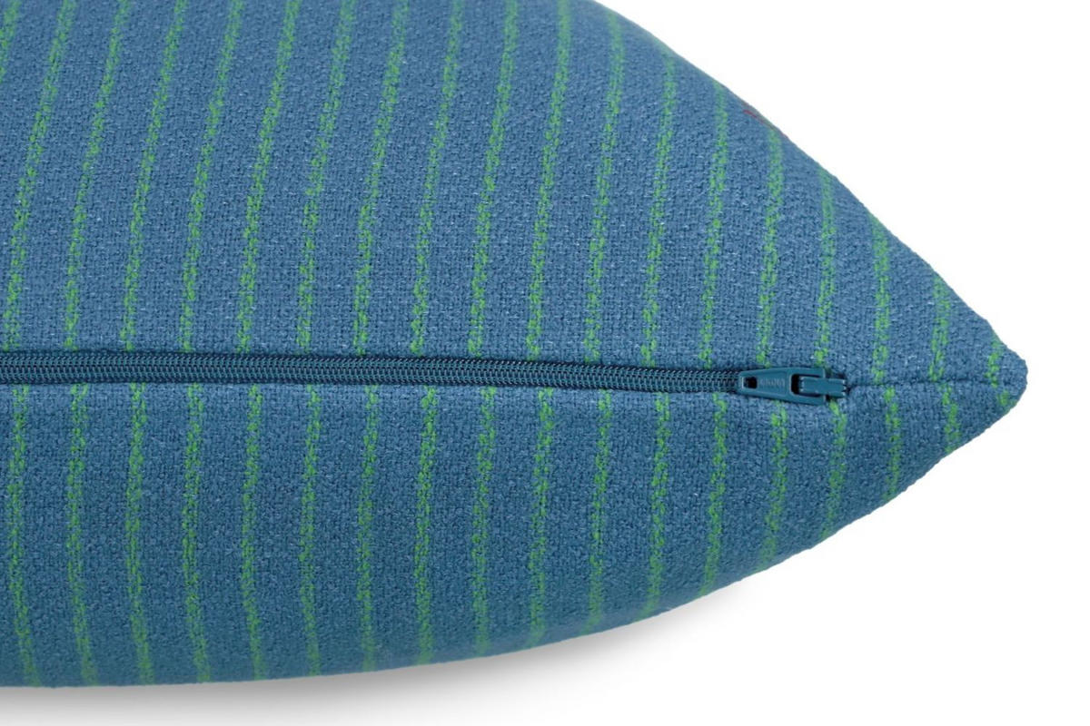 ZIERKISSENHÜLLE FUN STRIPE - Blau, Textil (38/38cm) - Esprit