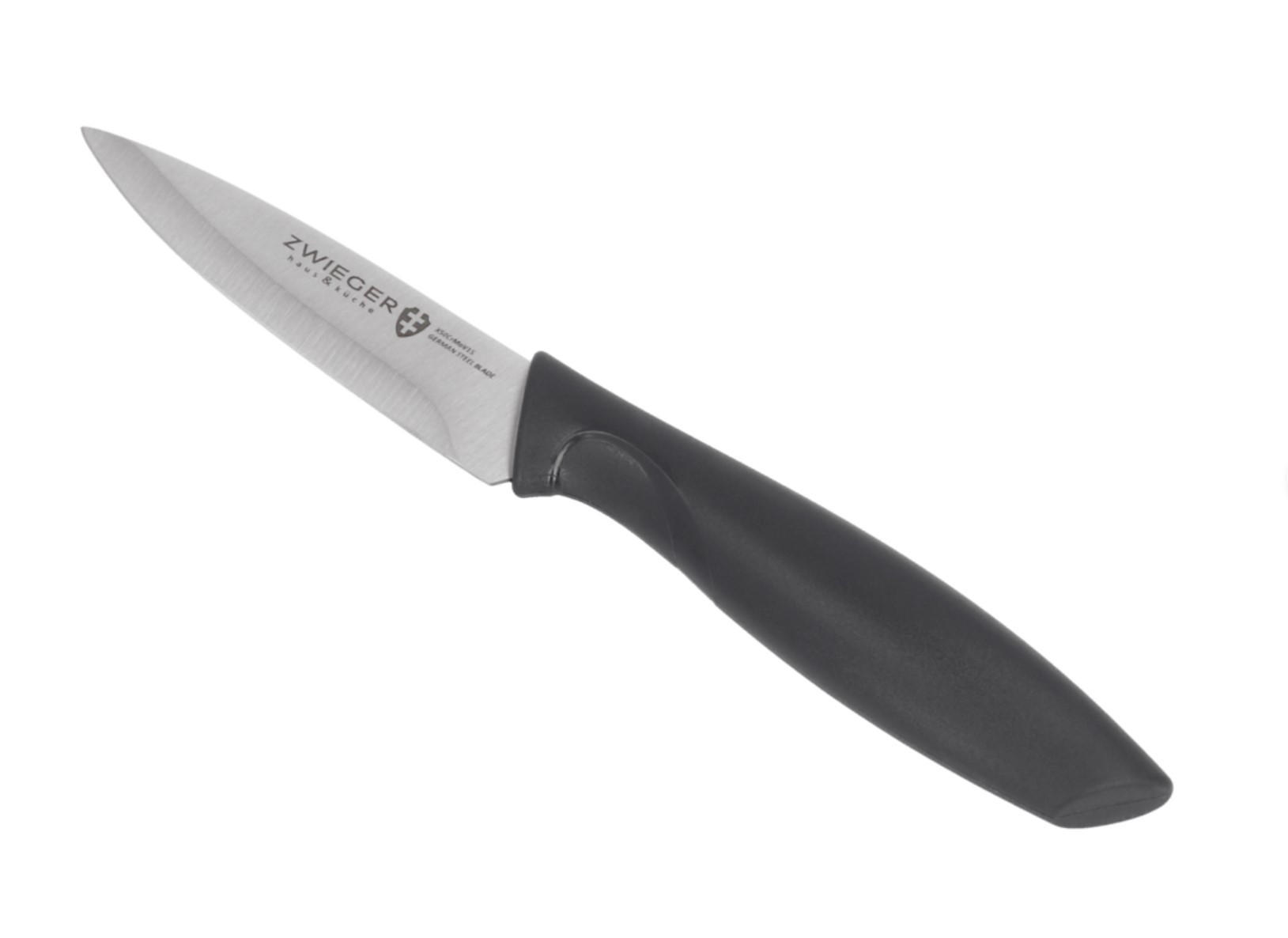 GEMÜSEMESSER Gabro Schwarz 5/2.5/32 cm Metall - Schwarz, Metall (5cm) - Mondex