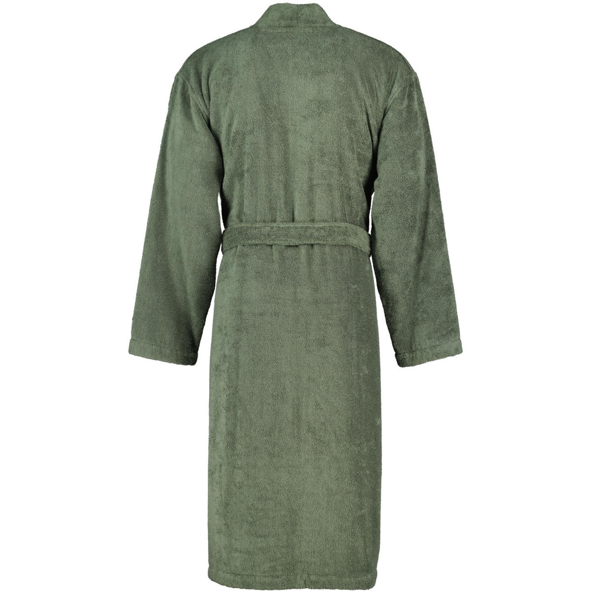 BADEMÄNTEL HERREN KIMONO UNI 828 FIELD - 47 - Grün, Textil (XXLnull) - Cawoe