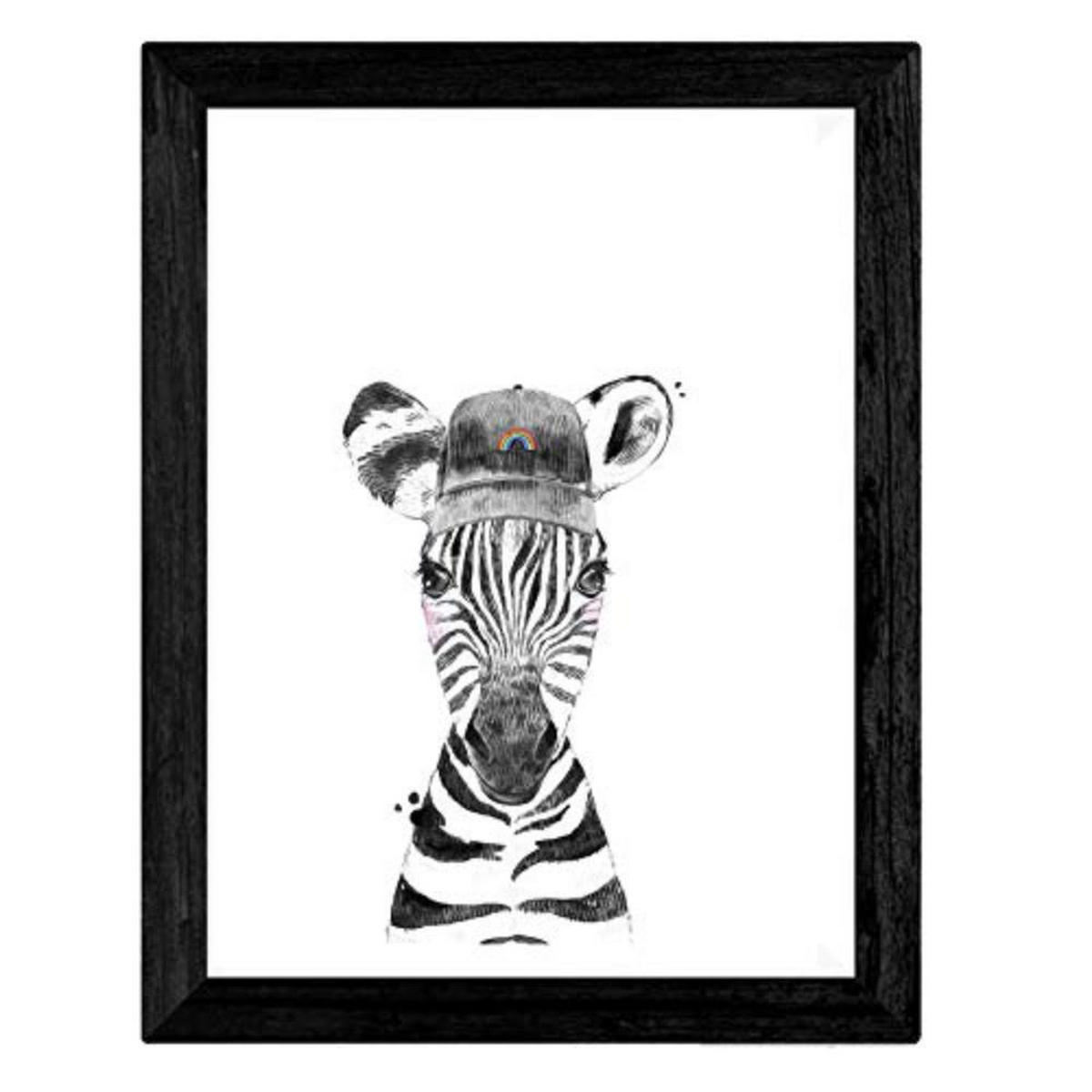 POSTER Set mit 4 Filmen der lustigen Kindertiere A3 Rahmenlos - Klar, Papier (29.7/3cm) - Nacnic