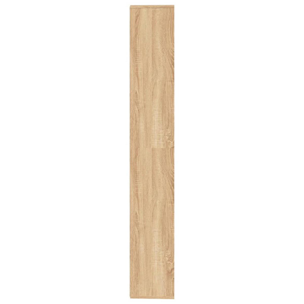 BÜCHERREGAL mit 4 Ebenen 155/24/160 cm aus Holzwerkstoff Sonoma-Eiche Dekor - Sonoma Eiche, Holz (155/160/24cm) - vidaXL