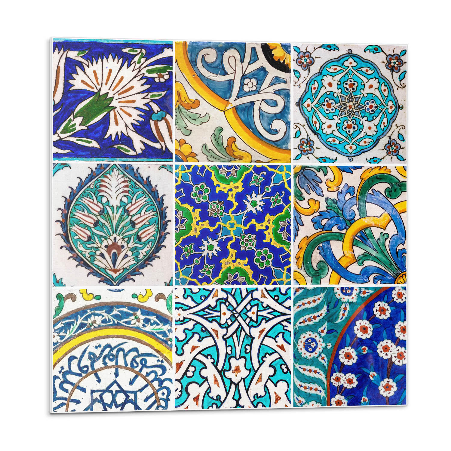 WANDPANEEL 20 Stück 20x20 cm selbstklebend Cordalla - Dunkelblau, Kunststoff (20/1.6/20cm) - Wallfluent