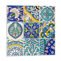 WANDPANEEL 20 Stück 20x20 cm selbstklebend Cordalla - Dunkelblau, Kunststoff (20/1.6/20cm) - Wallfluent