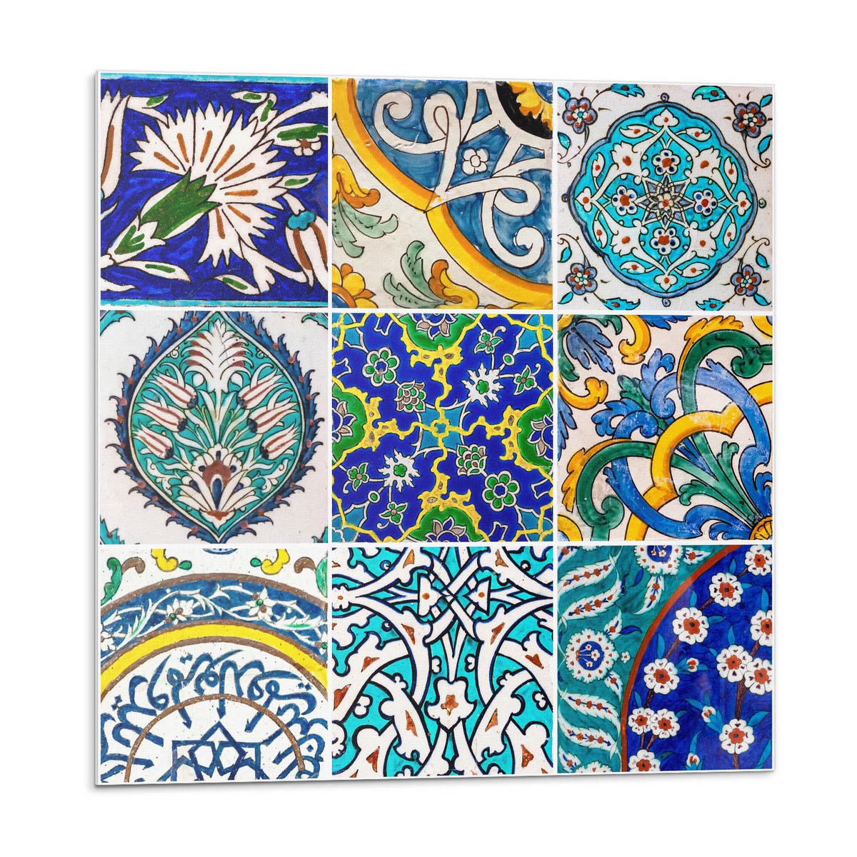 WANDPANEEL 20 Stück 20x20 cm selbstklebend Cordalla - Dunkelblau, Kunststoff (20/1.6/20cm) - Wallfluent