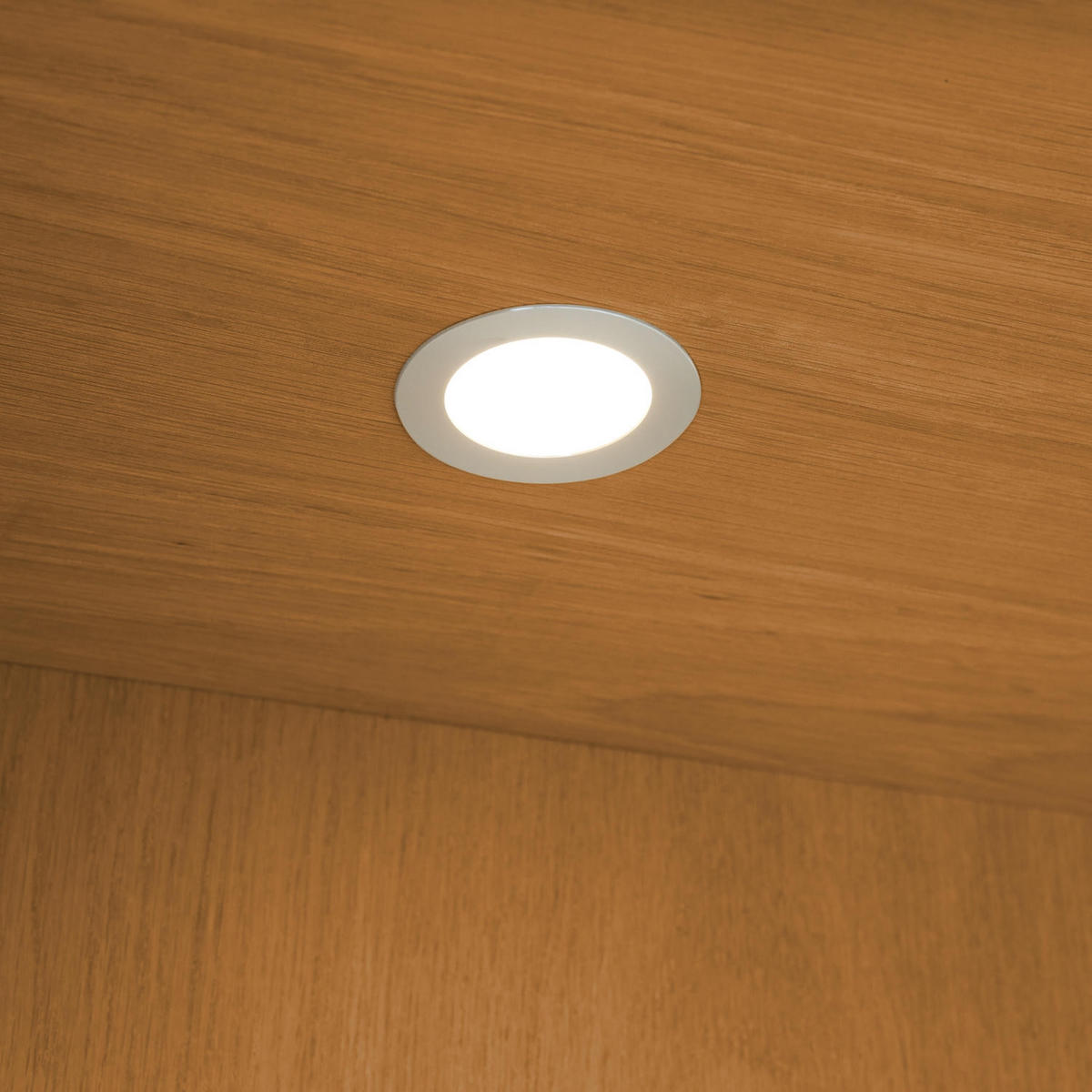 HÄNGEVITRINE mit LED Beleuchtung Wildeiche - Honigeiche/Eichefarben, Holzwerkstoff (213/60/37cm) - Furnhouse