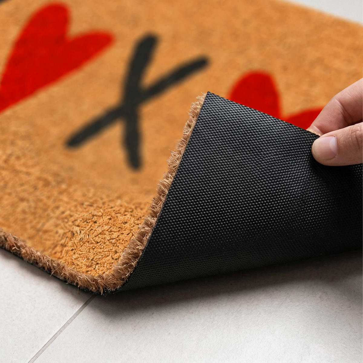 ROHOŽ - viacfarebná, textil/plast (60/40cm) - Relaxdays