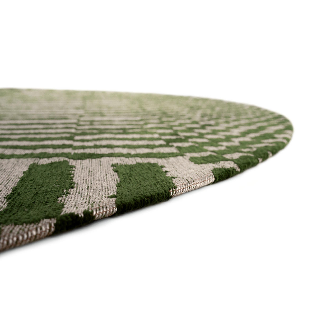 TEPPICH Oasis Berber 140/140 cm - Grün, Textil (140/140cm) - Louis De Poortere