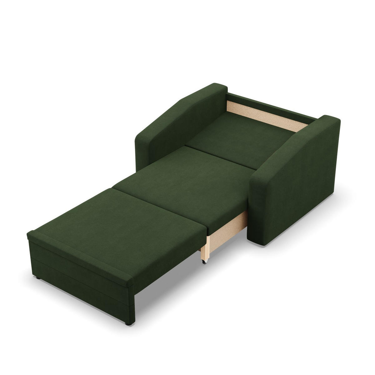 LOUNGESESSEL ORBIT, 80 CM, Dunkelgrün - Waldgrün, Textil (108/80/87cm)