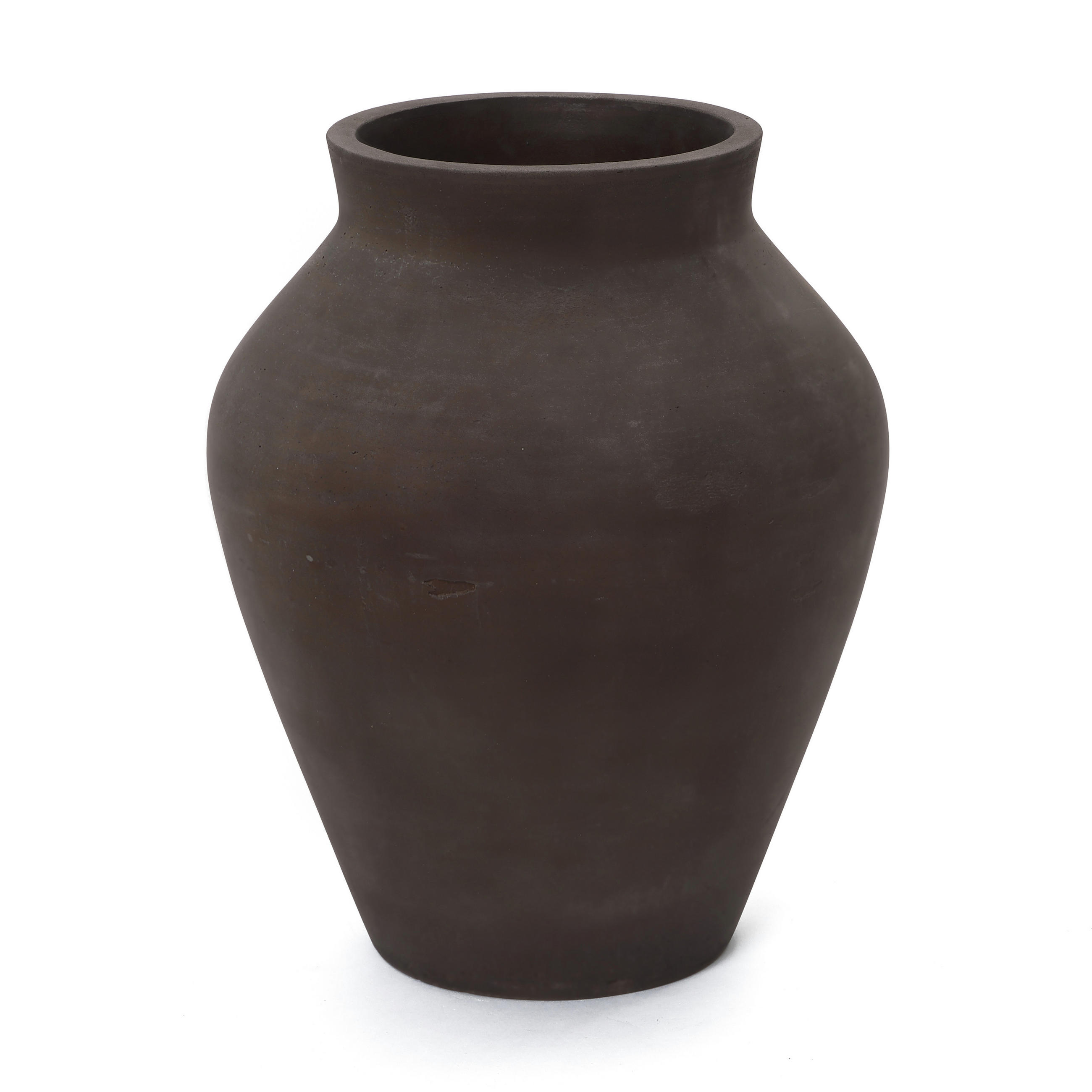 VASE Soma, 40 cm hoch - Dunkelbraun, Naturmaterialien (40cm) - Hometopia