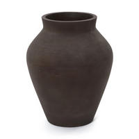 VASE Soma, 40 cm hoch - Dunkelbraun, Naturmaterialien (40cm) - Hometopia