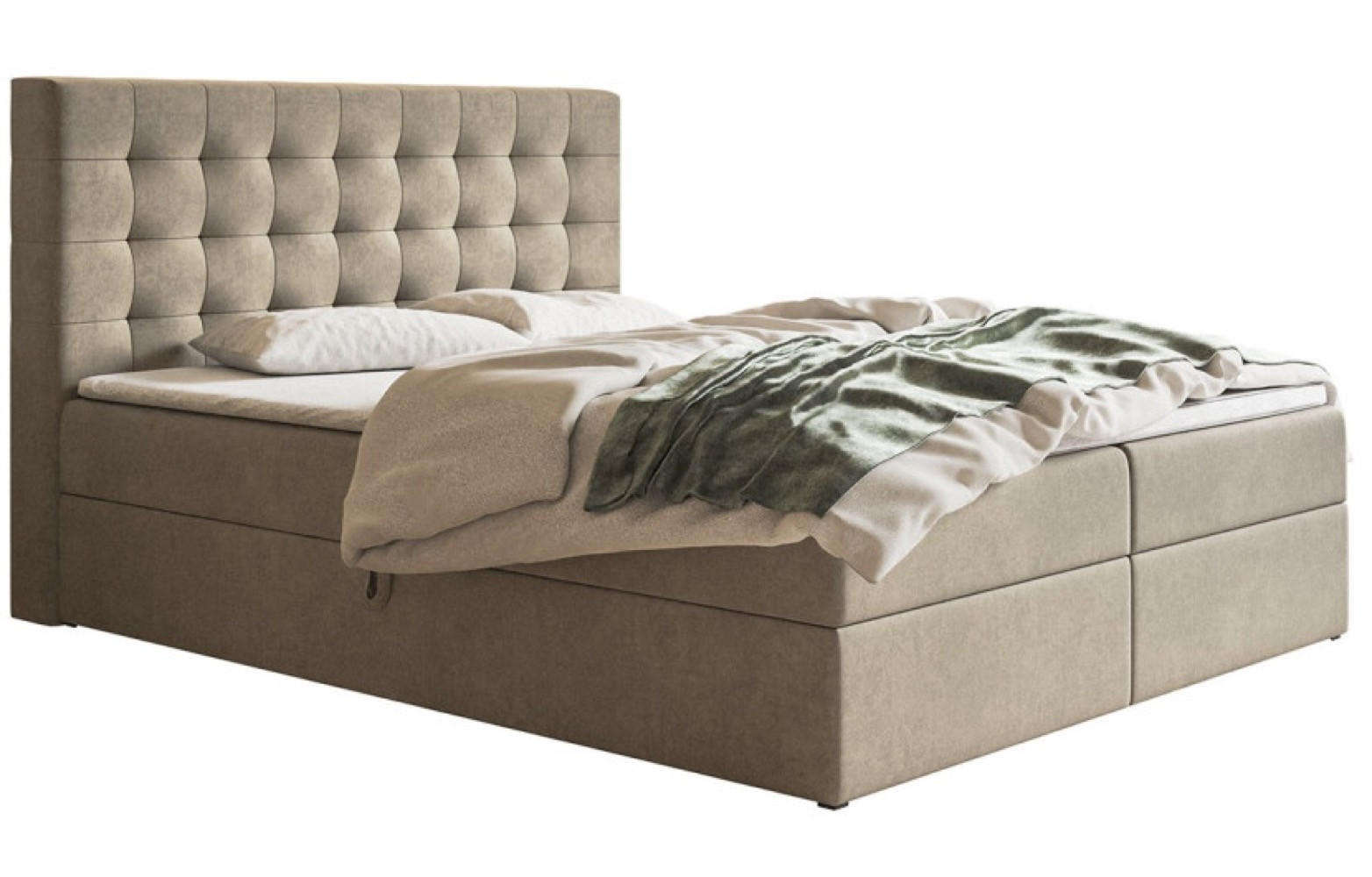 Sepro Meble Bett Schwarz, Beige 180x200 cm