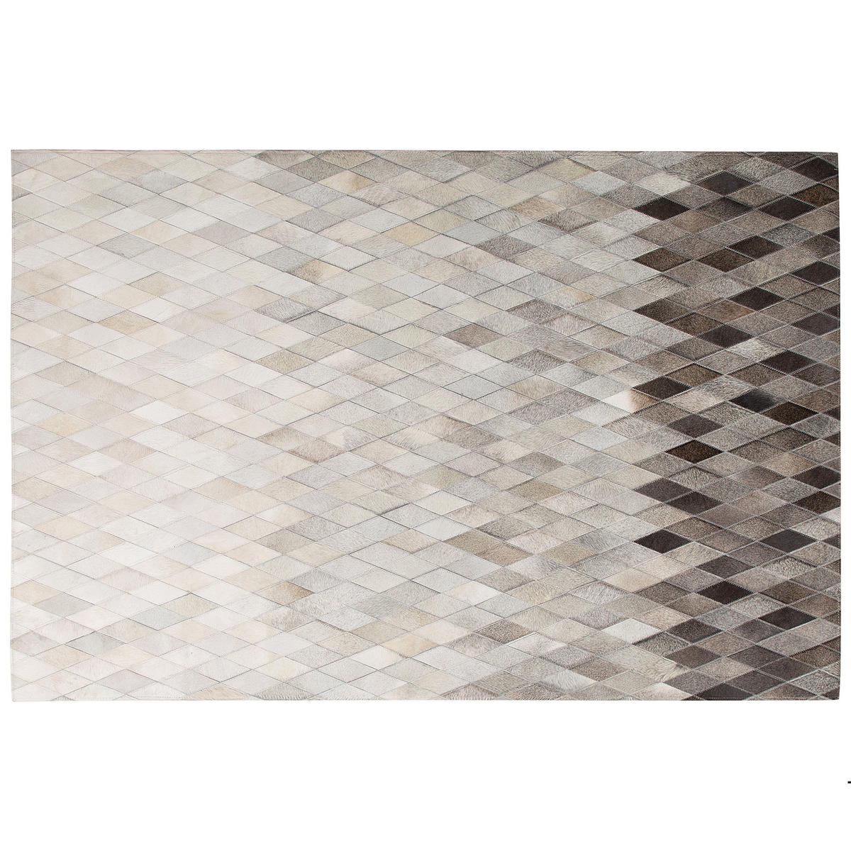 KURZFLOR-TEPPICH Maldan 230/160 cm - Beige, Fell (160/230cm) - Beliani