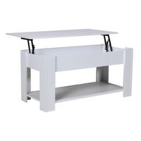 COUCHTISCH UTAH / 100x50cm - Weiß - Weiß, Holzwerkstoff (104/62/74cm) - Weber Industries