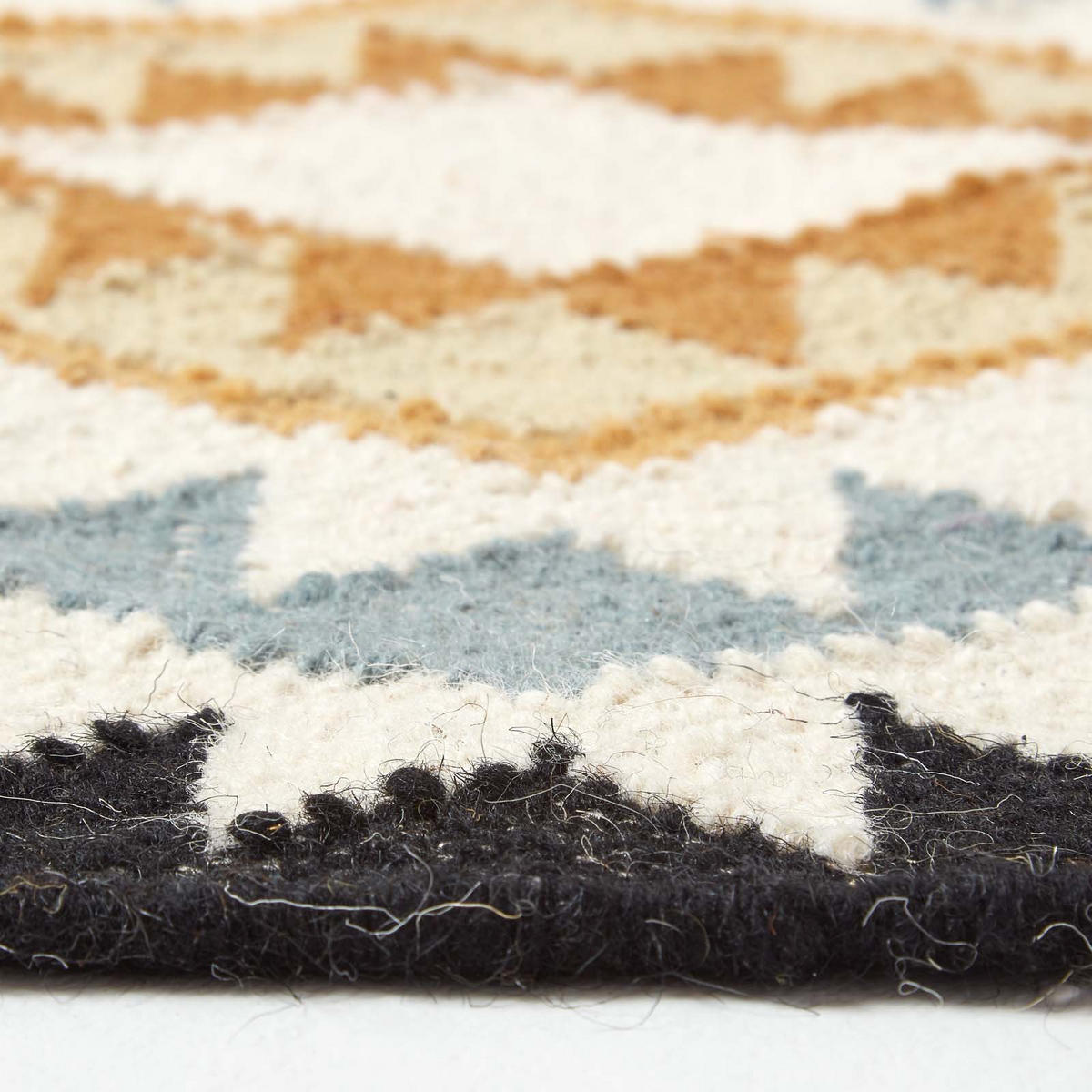 KELIM-TEPPICHLÄUFER Agra handgewebt 66/200 cm - Multicolor, Textil (66/200cm) - Homescapes