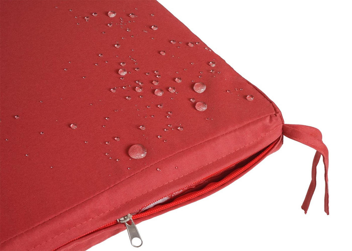 SITZBANK 3er 87x164x57cm Anthrazit/Bordeaux - Anthrazit, Metall (164/87/57cm) - PROREGAL