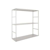 WANDREGAL Level Grau 60/20/60 cm - Grau, Metall (20/60/60cm) - Present Time