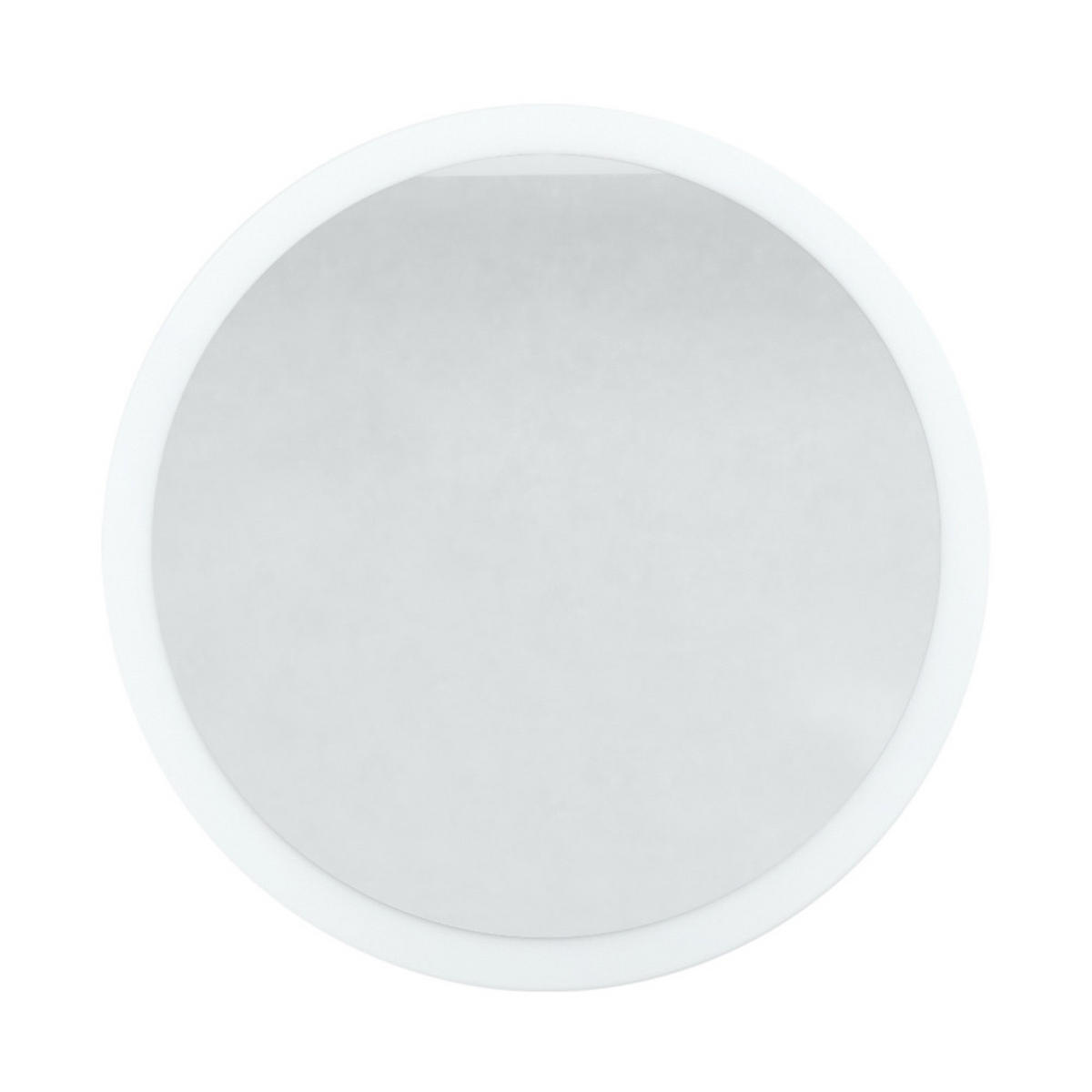 SPIEGEL Globe Beton Oxid Optik - Hellgrau, Holzwerkstoff (80/80/2cm) - Vladon
