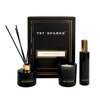 GESCHENKSET 24/9/24cm - Schwarz, Kunststoff (9cm) - Ted Sparks