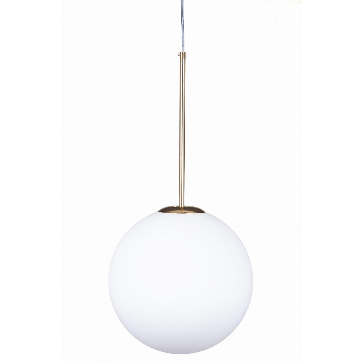 PENDELLEUCHTE Paris - Goldfarben/Weiß, Glas/Metall (20/20/118cm) - kiki design