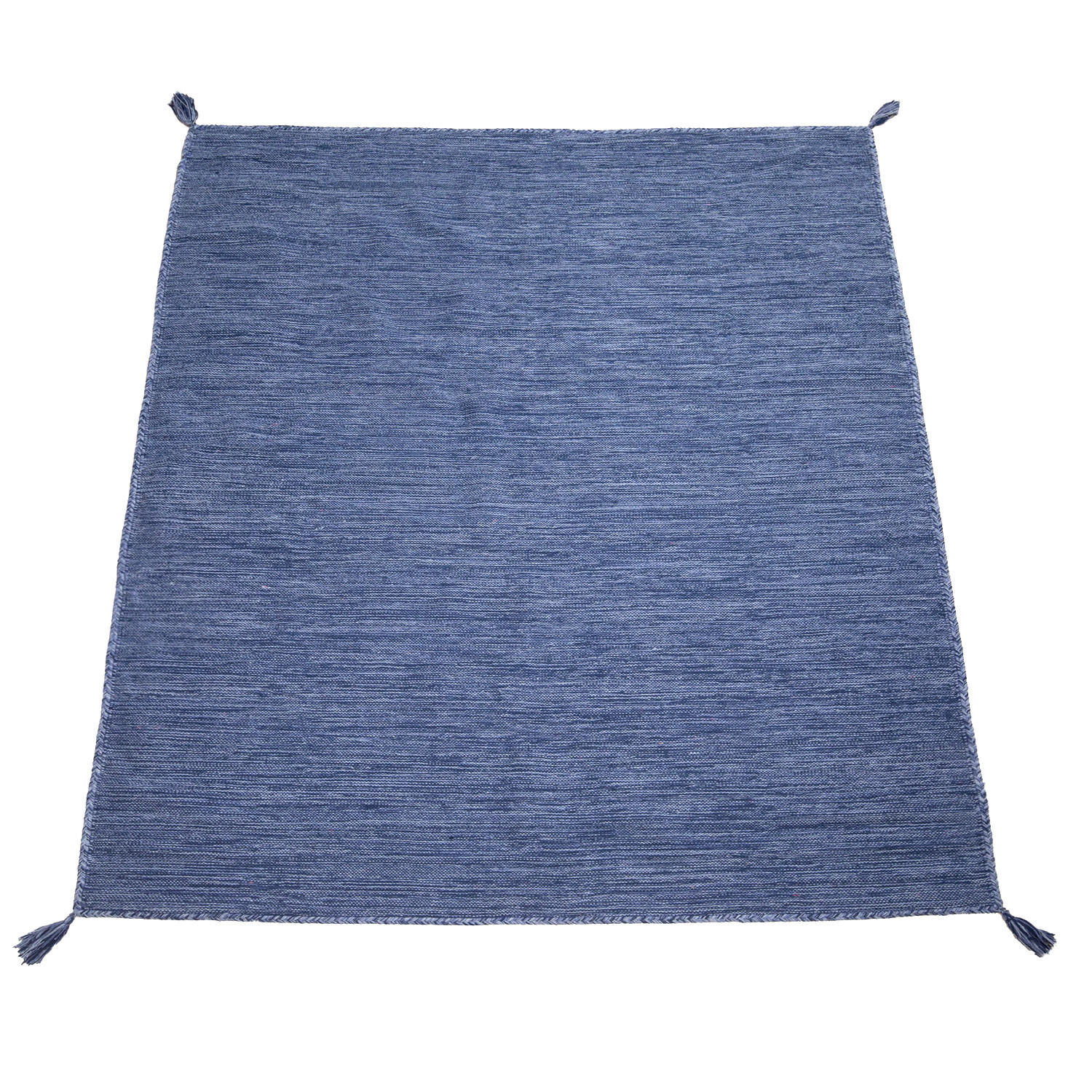 HOCHFLORTEPPICH 240/340 cm Kilim 210 - Dunkelblau, Textil (240/340cm) - Paco Home