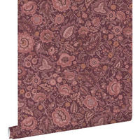 TAPETE Blumenmuster 50 x 900 cm - Lila, Papier (50/900cm) - ESTAhome