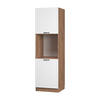 SKŘÍŇKA NA VESTAVĚNOU TROUBU Fame-Line Bílý venkovský dům - bílá/medově dubová, kompozitní dřevo (60/206.8/58cm) - Vicco