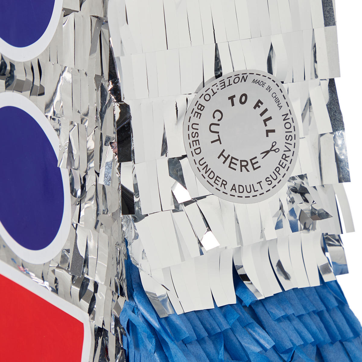 PINATA - Multicolor, Papier/Wellpappe (30/40/9cm) - Relaxdays